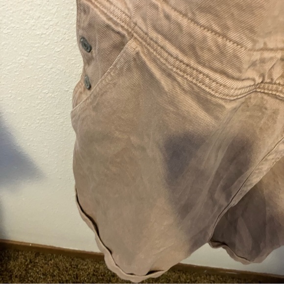 Comfy Old Navy Tan Corduroy Overall Shorts- 2X - Picture 8 of 10